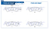 balata para freno de disco fritec formula specific trasera para ford truck explorer 1995  part: spc-7545-az