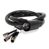 Cable candado flexible, 4 llaves de seguridad (90 cms) Part: C-1690
