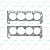 Juntas de cabeza para motor gasolina Ford V8 5.8L/6.5L (351)/(400) FE OHV 16V (1970-1981) Autos y Camionetas part: CA-1539