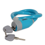 Cable candado flexible, azul (65 cms) Part: CCA-65