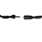 Cable candado de espiral retractil c/combinacin 4 digitos cabeza metlica (1 mt) Part: CCE-8100