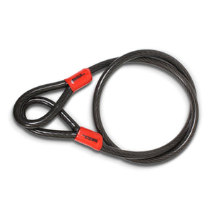 Cable candado flexible de seguridad, doble lazo (1.5 mts) Part: CSDL-15