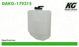 Deposito de Anticongelante GM TRACKER L4 2.0L 1999-2008  part: DAKG-179315