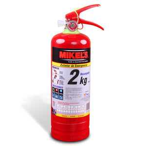 Extintor de emergencia recargable (2 kg) Part: EE-2