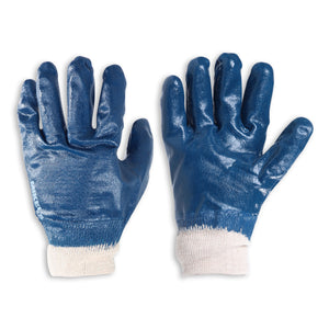 Guantes para trabajo de nitrilo con forro de algodon Part: GNFA-2