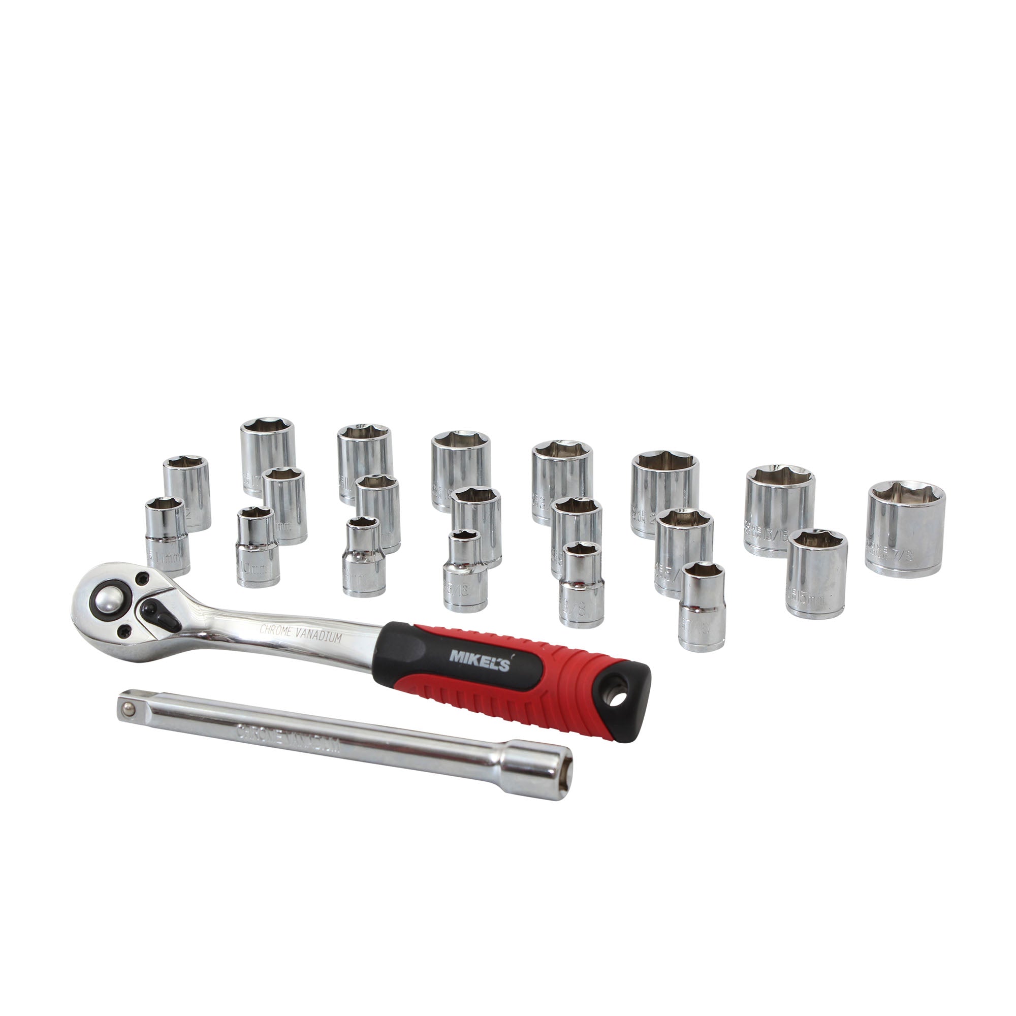 Juego de dados con matraca 3/8 (22 pzas) Part: JAC-3821 – Diagsa Automotriz