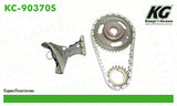 Kit de Distribución de Cadena GM CAVALIER L4 2.2L 1994-2002  part: KC-90370S