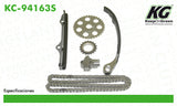 Kit de Distribución de Cadena NSN 240SX L4 2.4L 1989-1990  part: KC-94163S
