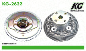Fan Clutch JP CHEROKEE L4 2.5L 1984-1993  part: KG-2622