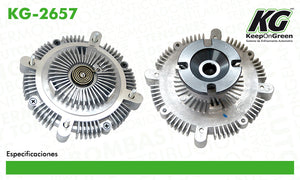 Fan Clutch ISU RODEO V6 3.2L 1993-1994  part: KG-2657