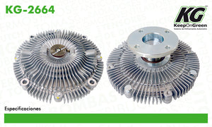 Fan Clutch INF Q45 V8 4.5L 1993-1996  part: KG-2664