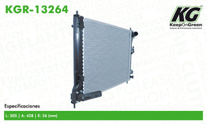 Radiador  part: KGR-13264