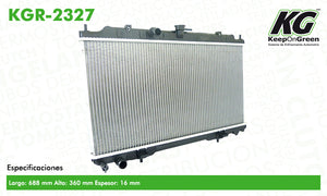 Radiador  part: KGR-2327