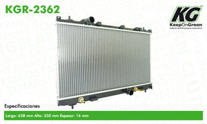 Radiador  part: KGR-2362