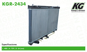 Radiador TOY CAMRY V6 3.0L 2002-2006  part: KGR-2434