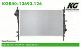 Radiador FD MONDEO L4 2.0L 2003-2005  part: KGR40-13693.126