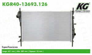 Radiador FD MONDEO L4 2.0L 2003-2005  part: KGR40-13693.126