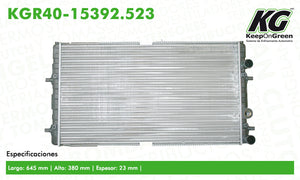 Radiador ST CORDOBA L4 1.6L 2001-2002  part: KGR40-15392.523