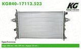 Radiador GM ASTRA L4 1.8L 2000-2003  part: KGR40-17113.523