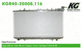 Radiador  part: KGR40-20008.116