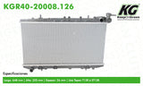 Radiador  part: KGR40-20008.126