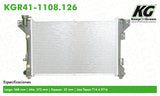 Radiador CHR DAYTONA L4 2.2L 1995  part: KGR41-1108.126