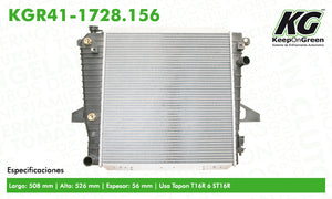 Radiador  part: KGR41-1728.156