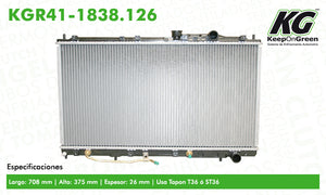 Radiador  part: KGR41-1838.126
