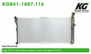 Radiador  part: KGR41-1887.116