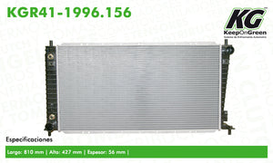 Radiador FD F-150 V6 4.2L 1997-1998  part: KGR41-1996.156