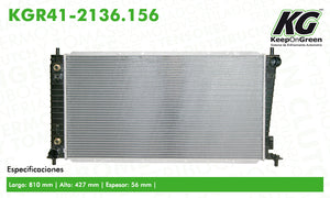 Radiador FD EXPEDITION V8 5.4L 1997-1998  part: KGR41-2136.156