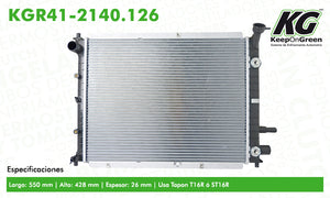 Radiador  part: KGR41-2140.126