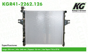 Radiador  part: KGR41-2262.126