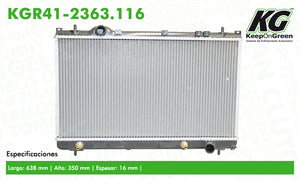 Radiador  part: KGR41-2363.116