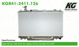 Radiador TY RAV 4 L4 2.0L 2001-2003  part: KGR41-2411.126