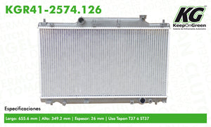 Radiador  part: KGR41-2574.126