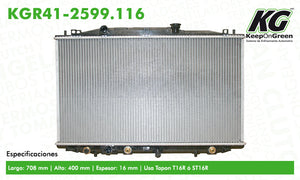Radiador  part: KGR41-2599.116