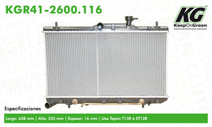 Radiador  part: KGR41-2600.116