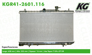 Radiador  part: KGR41-2601.116