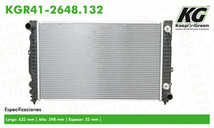 Radiador AUD A6 V6 2.8L 1998-2001  part: KGR41-2648.132