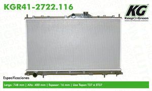 Radiador  part: KGR41-2722.116