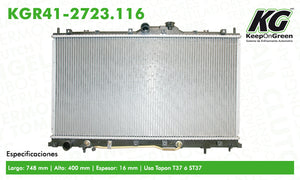 Radiador  part: KGR41-2723.116