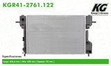 Radiador FD FIVE HUNDRED V6 3.0L 2005-2007  part: KGR41-2761.122