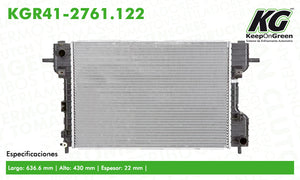 Radiador FD FIVE HUNDRED V6 3.0L 2005-2007  part: KGR41-2761.122