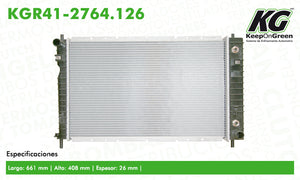 Radiador  part: KGR41-2764.126