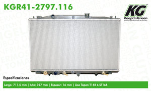 Radiador  part: KGR41-2797.116