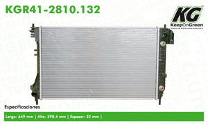 Radiador GM VECTRA V6 3.2L 2002-2005  part: KGR41-2810.132