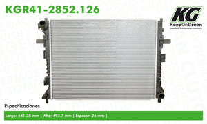 Radiador FD CROWN VICTORIA V8 4.6L 2006-2010  part: KGR41-2852.126