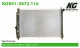 Radiador GM AVEO L4 1.6L 2007-2008  part: KGR41-2873.116