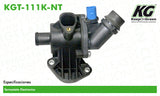 Toma de Agua AUD A4 L4 1.8L 2002-2006  part: KGT-111K-NT